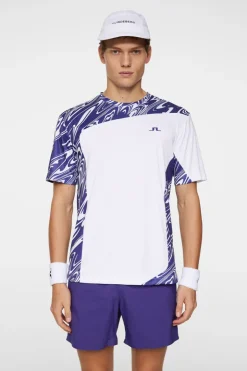 T-shirts|Tennis<J.Lindeberg Niccolo T-shirt LiquifyDeepWisteriaL