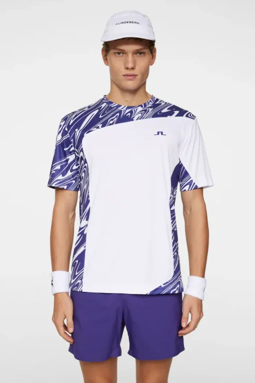 T-shirts|Tennis<J.Lindeberg Niccolo T-shirt LiquifyDeepWisteriaL