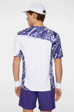 T-shirts|Tennis<J.Lindeberg Niccolo T-shirt LiquifyDeepWisteriaL