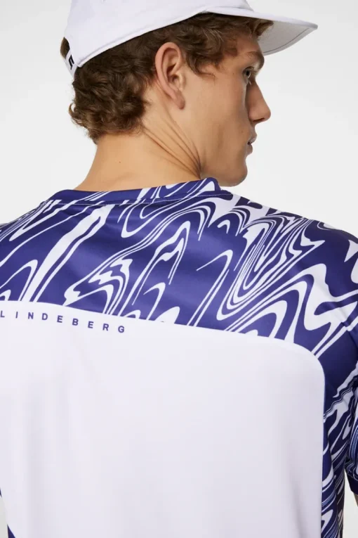 T-shirts|Tennis<J.Lindeberg Niccolo T-shirt LiquifyDeepWisteriaL