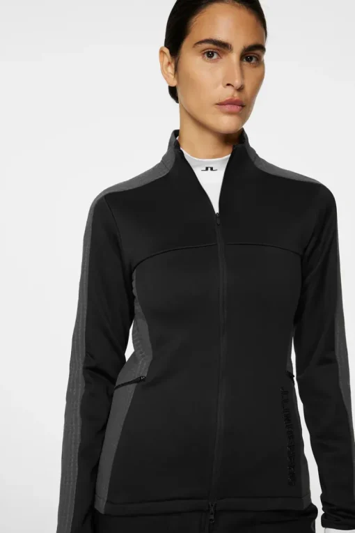 Golf|Ski<J.Lindeberg Nina Hybrid Mid Layer Black