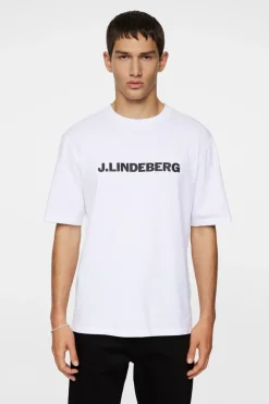 T-shirts|Tops<J.Lindeberg Parcy Logo Tee White
