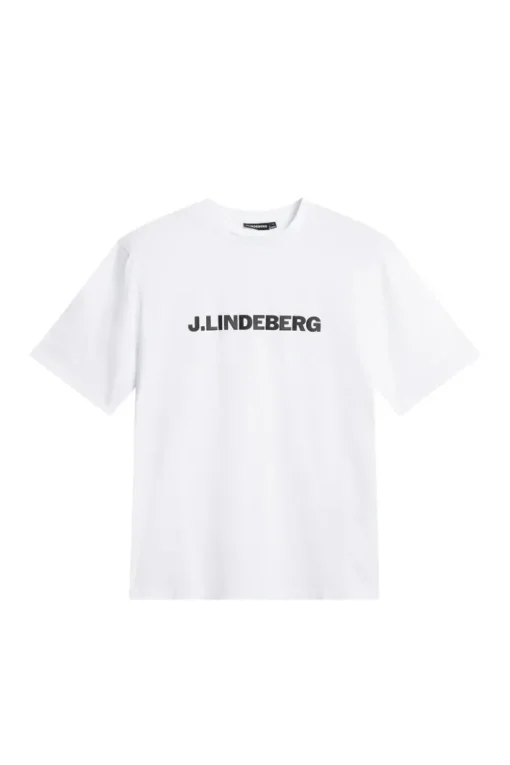 T-shirts|Tops<J.Lindeberg Parcy Logo Tee White