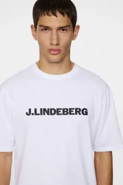 T-shirts|Tops<J.Lindeberg Parcy Logo Tee White