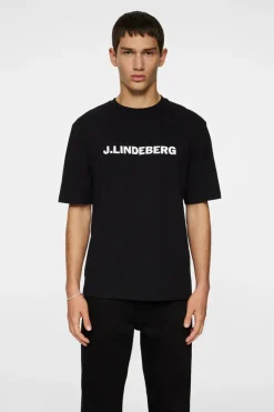 T-shirts|Tops<J.Lindeberg Parcy Logo Tee Black