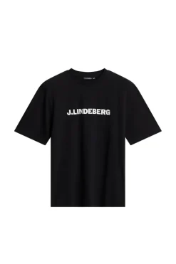 T-shirts|Tops<J.Lindeberg Parcy Logo Tee Black