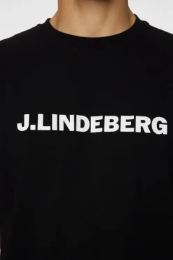 T-shirts|Tops<J.Lindeberg Parcy Logo Tee Black