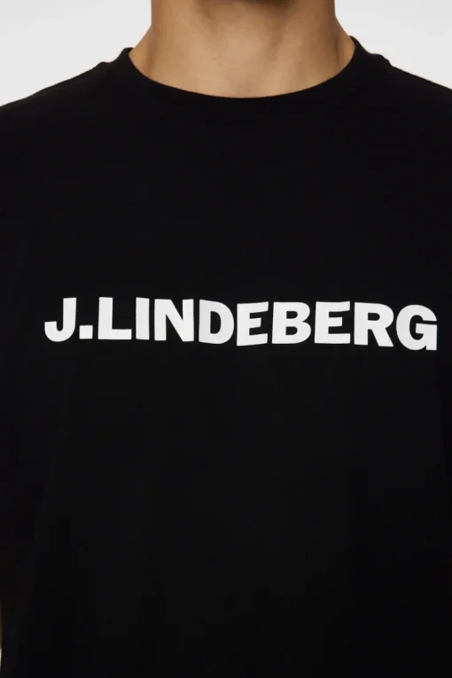 T-shirts|Tops<J.Lindeberg Parcy Logo Tee Black