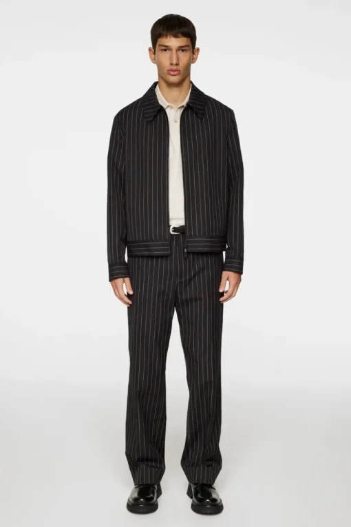Suits & Tailoring|Blazers<J.Lindeberg Parke Pin stripe jacket Black