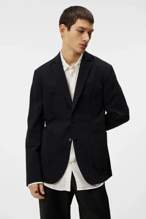 Suits & Tailoring|Blazers<J.Lindeberg Pat U 4 Way Stretch Black
