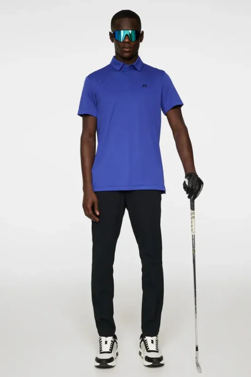 Golf|Polo Shirts<J.Lindeberg Peat Polo ClematisBlue