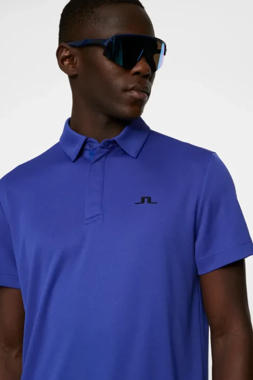 Golf|Polo Shirts<J.Lindeberg Peat Polo ClematisBlue