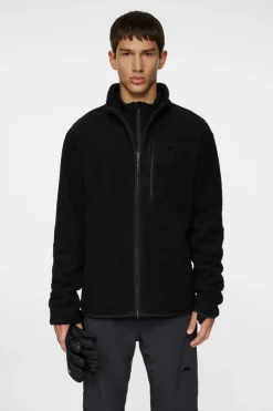 Ski|Base & Mid Layers<J.Lindeberg Peter Pile Jacket Black