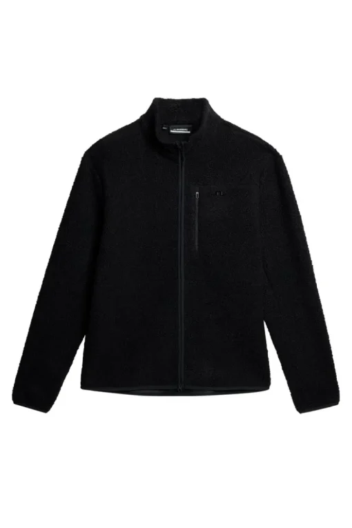 Ski|Base & Mid Layers<J.Lindeberg Peter Pile Jacket Black