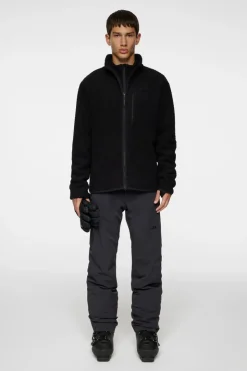 Ski|Base & Mid Layers<J.Lindeberg Peter Pile Jacket Black