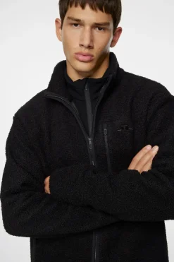 Ski|Base & Mid Layers<J.Lindeberg Peter Pile Jacket Black
