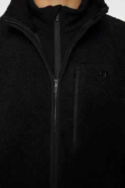 Ski|Base & Mid Layers<J.Lindeberg Peter Pile Jacket Black