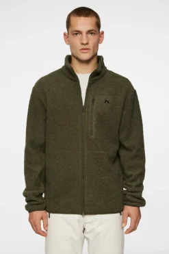 Ski|Base & Mid Layers<J.Lindeberg Peter Pile Jacket ForestGreen