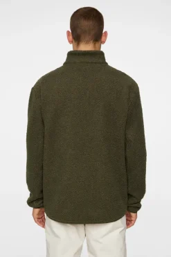 Ski|Base & Mid Layers<J.Lindeberg Peter Pile Jacket ForestGreen
