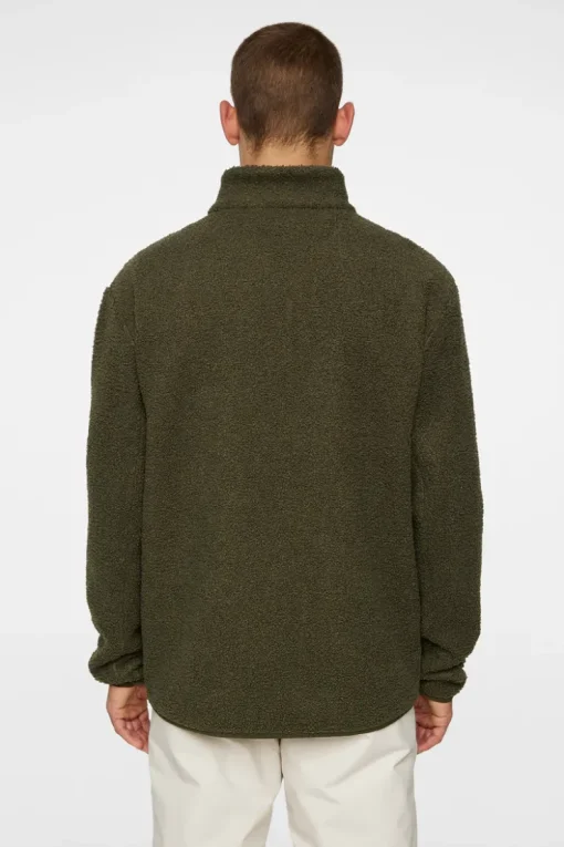 Ski|Base & Mid Layers<J.Lindeberg Peter Pile Jacket ForestGreen