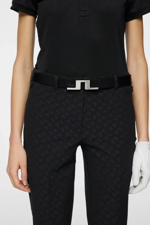 Golf|Trousers<J.Lindeberg Pia Bridge Pant TourGeoJacquardBlackM