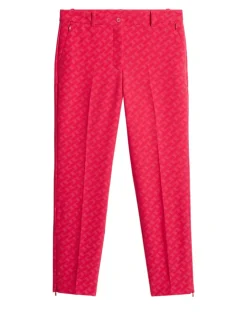 Golf|Trousers<J.Lindeberg Pia Bridge Pant TourGeoJacquardPinkM