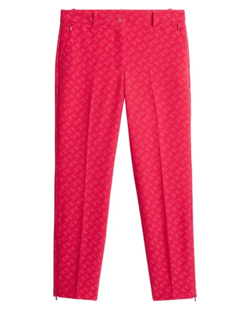 Golf|Trousers<J.Lindeberg Pia Bridge Pant TourGeoJacquardPinkM