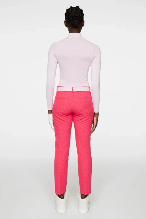 Golf|Trousers<J.Lindeberg Pia Bridge Pant TourGeoJacquardPinkM
