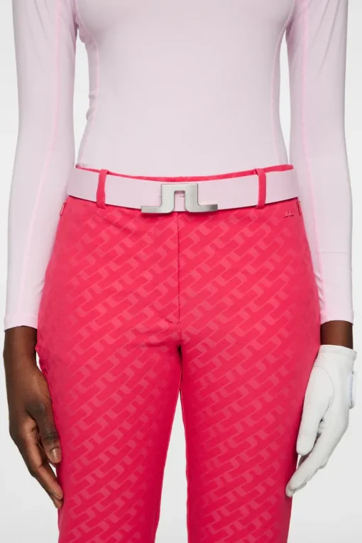 Golf|Trousers<J.Lindeberg Pia Bridge Pant TourGeoJacquardPinkM