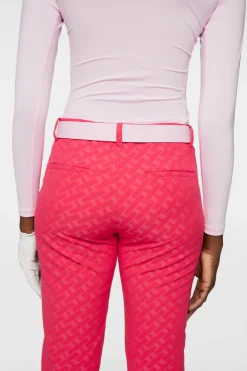 Golf|Trousers<J.Lindeberg Pia Bridge Pant TourGeoJacquardPinkM