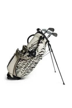 Golf|Golf<J.Lindeberg Play Stand Bag Print TourTigerMoonbeamM