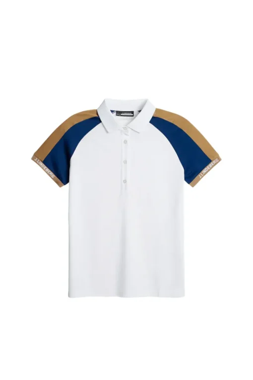 Golf|Tops<J.Lindeberg Priya Polo White