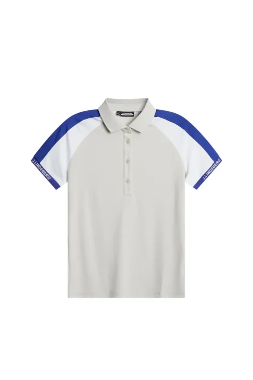 Golf|Tops<J.Lindeberg Priya Polo Moonbeam