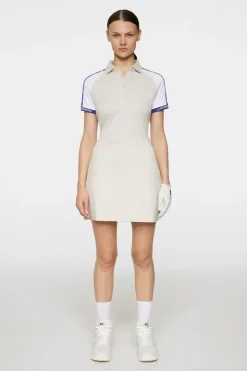 Golf|Tops<J.Lindeberg Priya Polo Moonbeam