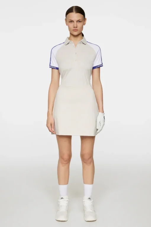 Golf|Tops<J.Lindeberg Priya Polo Moonbeam