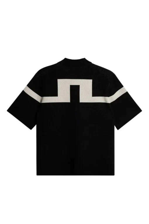 Knitwear|Tops<J.Lindeberg Rayne Knitted Shirt Black