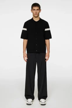 Knitwear|Tops<J.Lindeberg Rayne Knitted Shirt Black