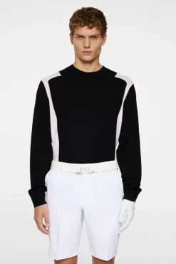 Golf|Knitwear<J.Lindeberg Remi Knitted Sweater Black