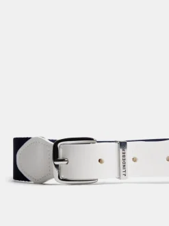 Golf|Golf Belts<J.Lindeberg Retro Belt JLNavy