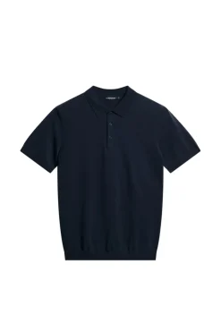 Polo Shirts|Knitwear<J.Lindeberg Ridge Knitted Polo JLNavy
