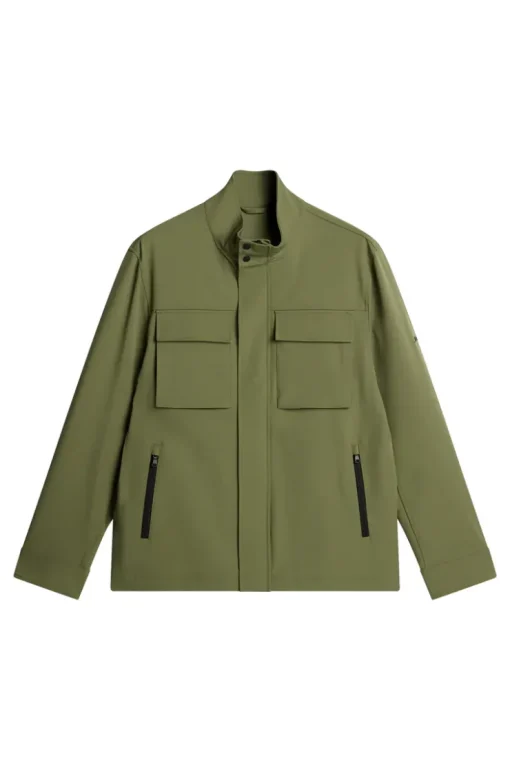 Jackets|Outerwear<J.Lindeberg Riley 4 Way Stretch Jacket Olivine