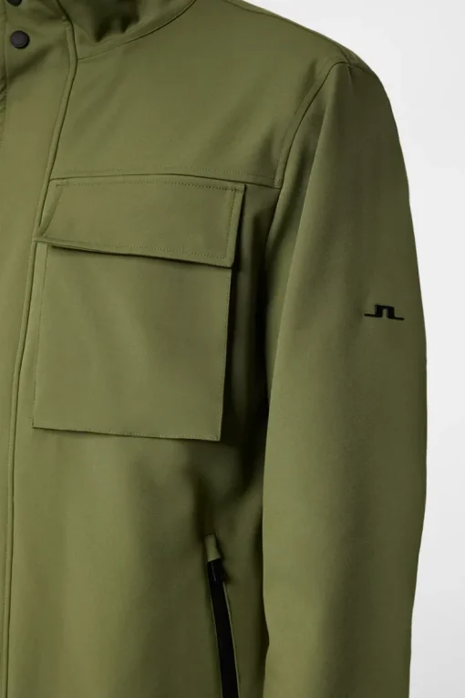 Jackets|Outerwear<J.Lindeberg Riley 4 Way Stretch Jacket Olivine