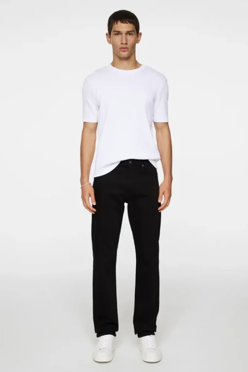 T-shirts|Tops<J.Lindeberg Rob Slim Rib Tee White