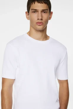 T-shirts|Tops<J.Lindeberg Rob Slim Rib Tee White