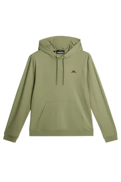 Golf|Base & Mid Layers<J.Lindeberg Roland Hood OilGreen