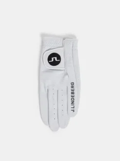 Golf|Golf<J.Lindeberg Ron Leather Golf Glove A White
