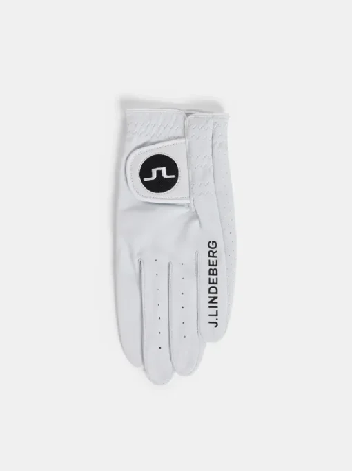 Golf|Golf<J.Lindeberg Ron Leather Golf Glove A White