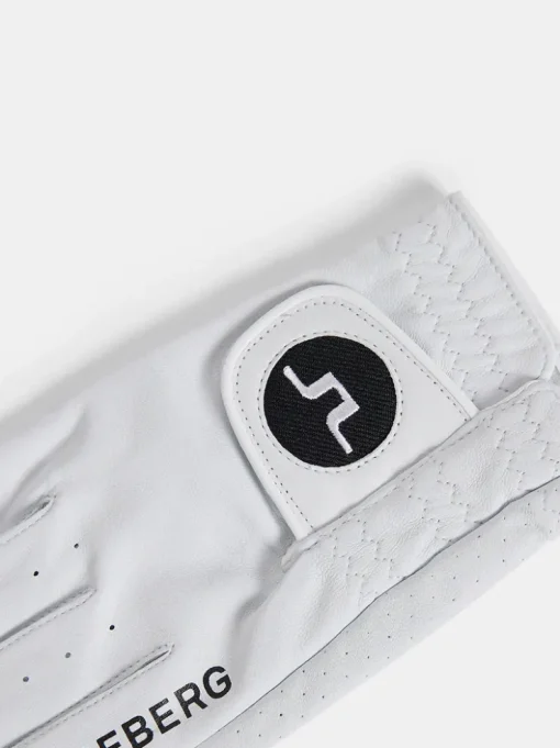 Golf|Golf<J.Lindeberg Ron Leather Golf Glove A White