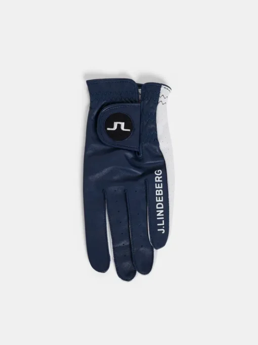 Golf|Golf<J.Lindeberg Ron Leather Golf Glove A JLNavy