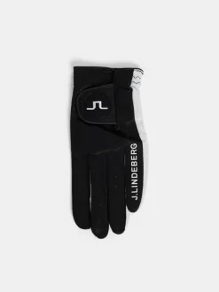 Golf|Golf<J.Lindeberg Ron Leather Golf Glove A Black